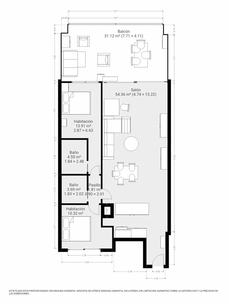 2 quarto Apartamento para venda em Estepona com piscina garagem - 680 000 € (Ref: 9024181)