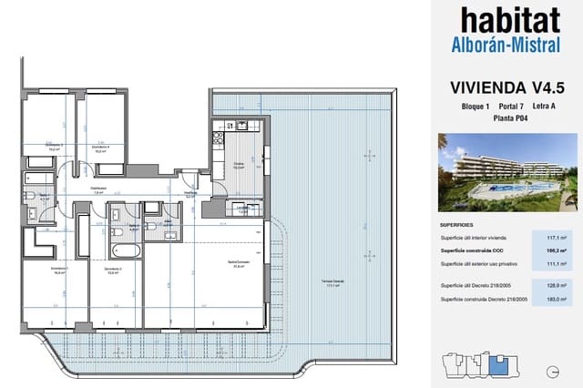 4 slaapkamer Penthouse te koop in Torremolinos met zwembad garage - € 1.750.000 (Ref: 9081711)