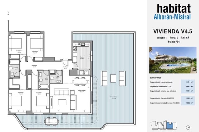 4 slaapkamer Penthouse te koop in Torremolinos met zwembad garage - € 1.750.000 (Ref: 9081711)