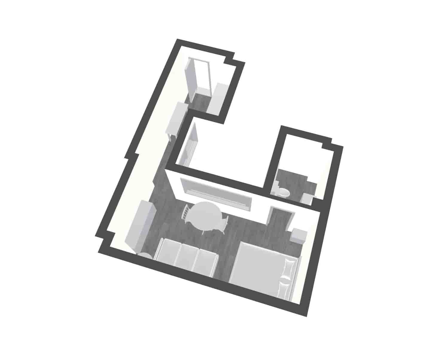 Studio til salgs i Malaga by - € 228 000 (Ref: 9574414)