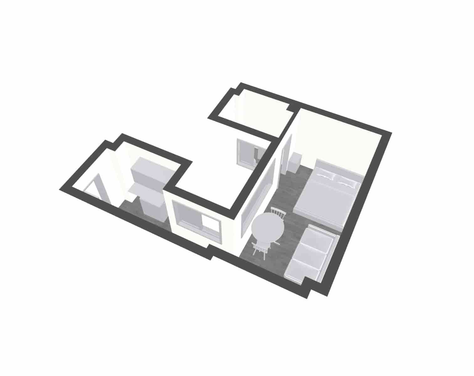Studio til salgs i Malaga by - € 228 000 (Ref: 9574414)