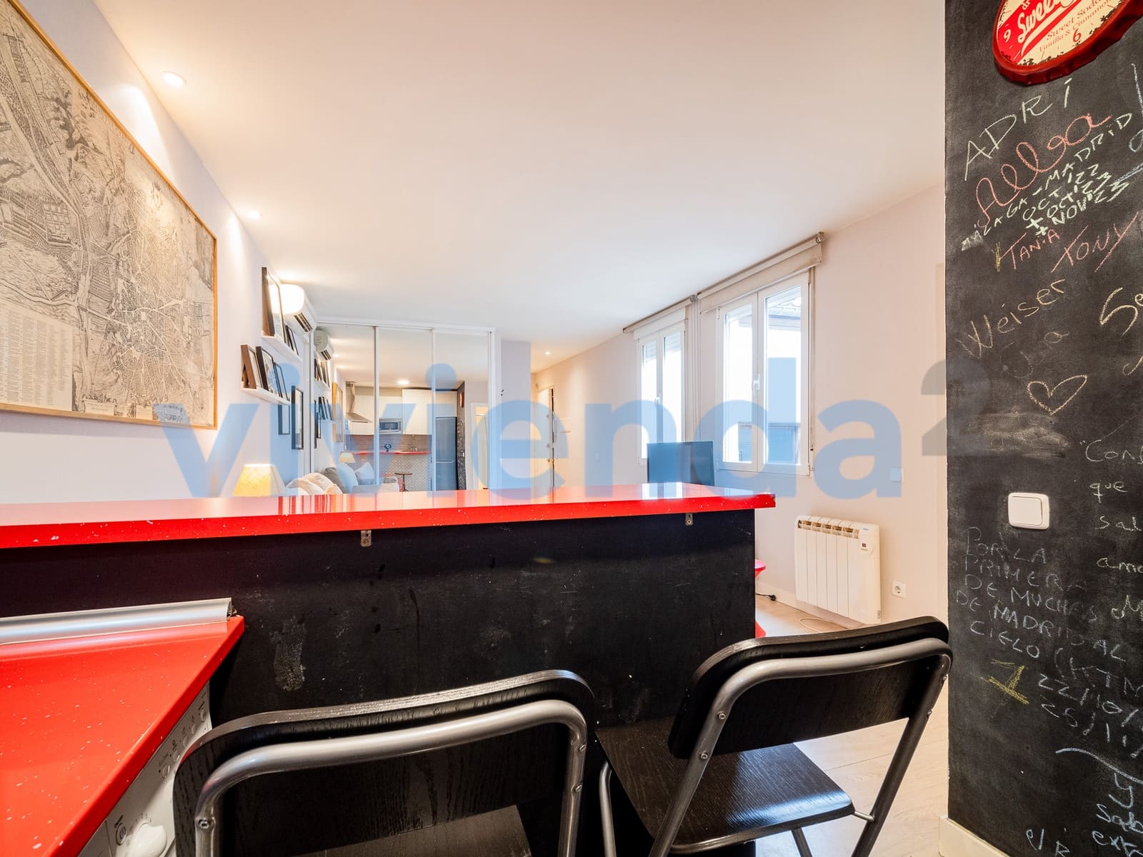 2 Zimmer Wohnung zu vermieten in Madrid Stadt - 1.600 € (Ref: 10048901)