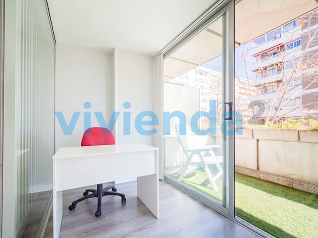 1 quarto Apartamento para arrendar em Castillejos, Madrid cidade com piscina - 1 850 € (Ref: 10089130)