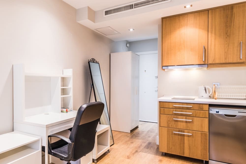 Appartement de 1 chambre à louer à Madrid ville - 1 300 € (Ref: 9921901)