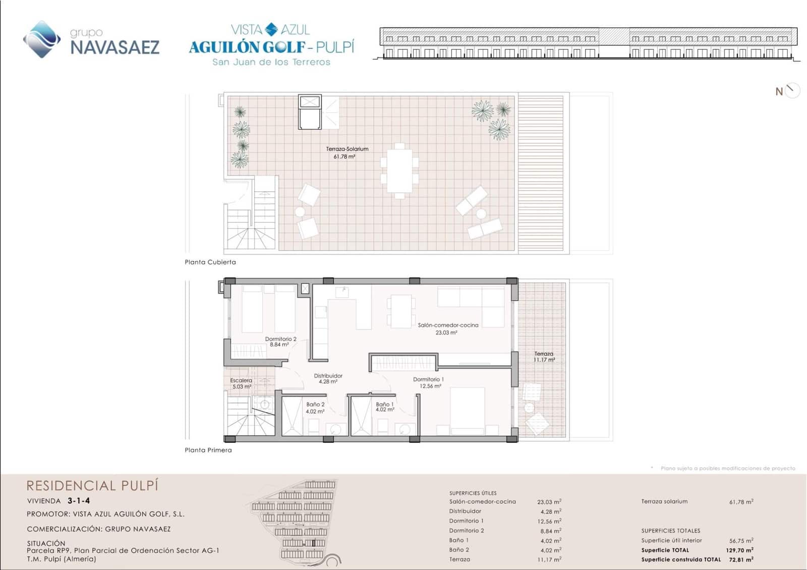 2 camera da letto Appartamento in vendita in Pulpi con piscina garage - 199.900 € (Rif: 10174107)
