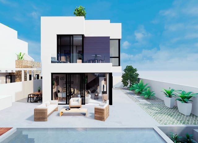 3 makuuhuone Huvila myytävänä paikassa Parque Acuático - Sector 25, Torrevieja mukana uima-altaan 
autotalli - 600 000 € (Ref: 6350874)