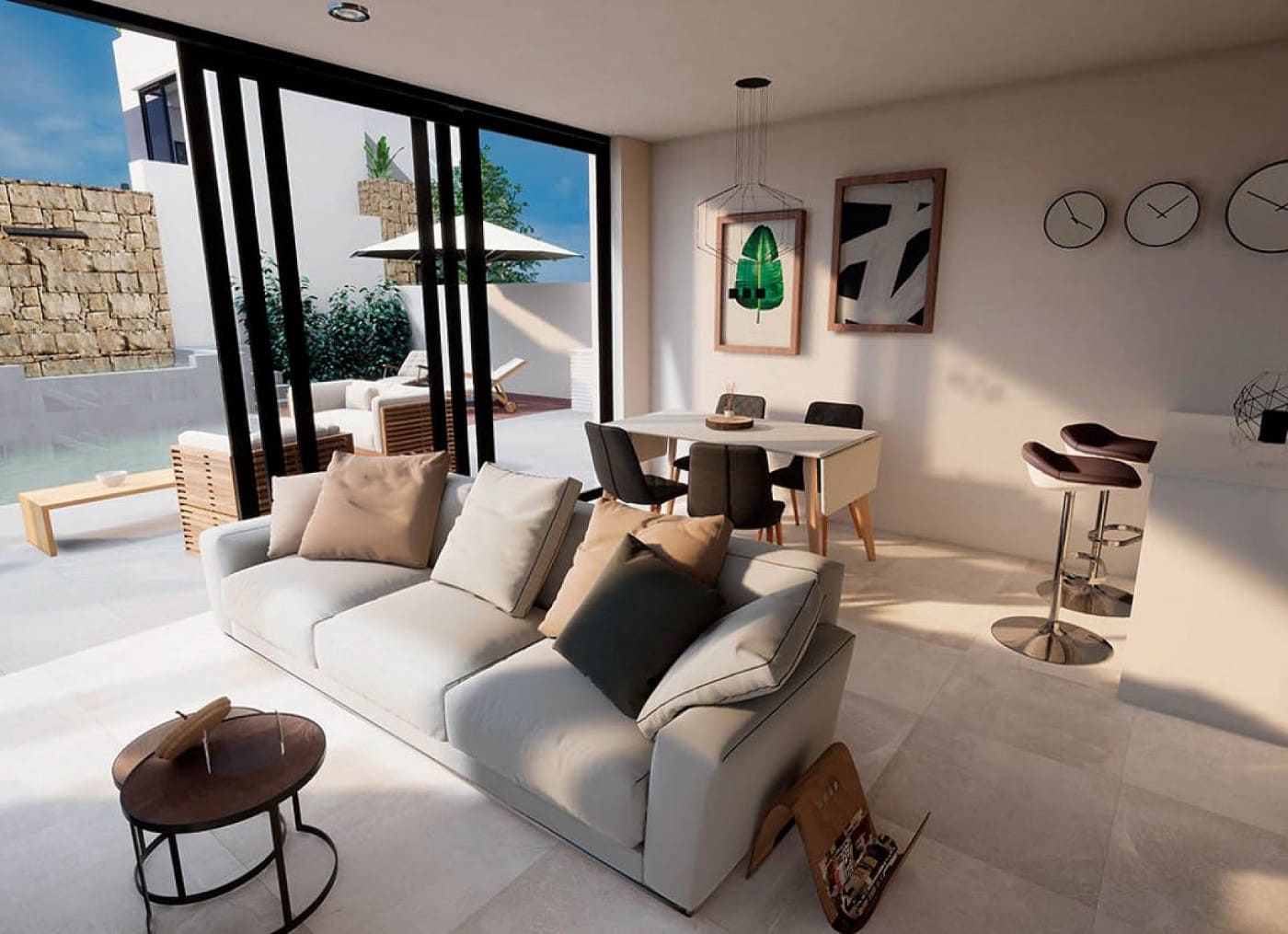 3 makuuhuone Huvila myytävänä paikassa Torrevieja mukana uima-altaan 
autotalli - 600 000 € (Ref: 6350874)