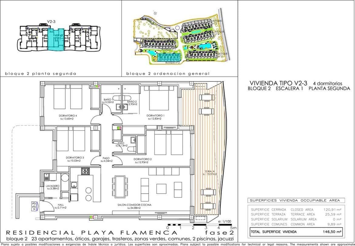 2 soverom Leilighet til salgs i Playa Flamenca med svømmebasseng garasje - € 325 000 (Ref: 6904342)