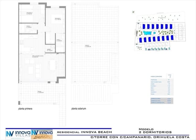 3 makuuhuone Bungalow myytävänä paikassa Villamartin, Orihuela mukana uima-altaan - 270 000 € (Ref: 7036735)