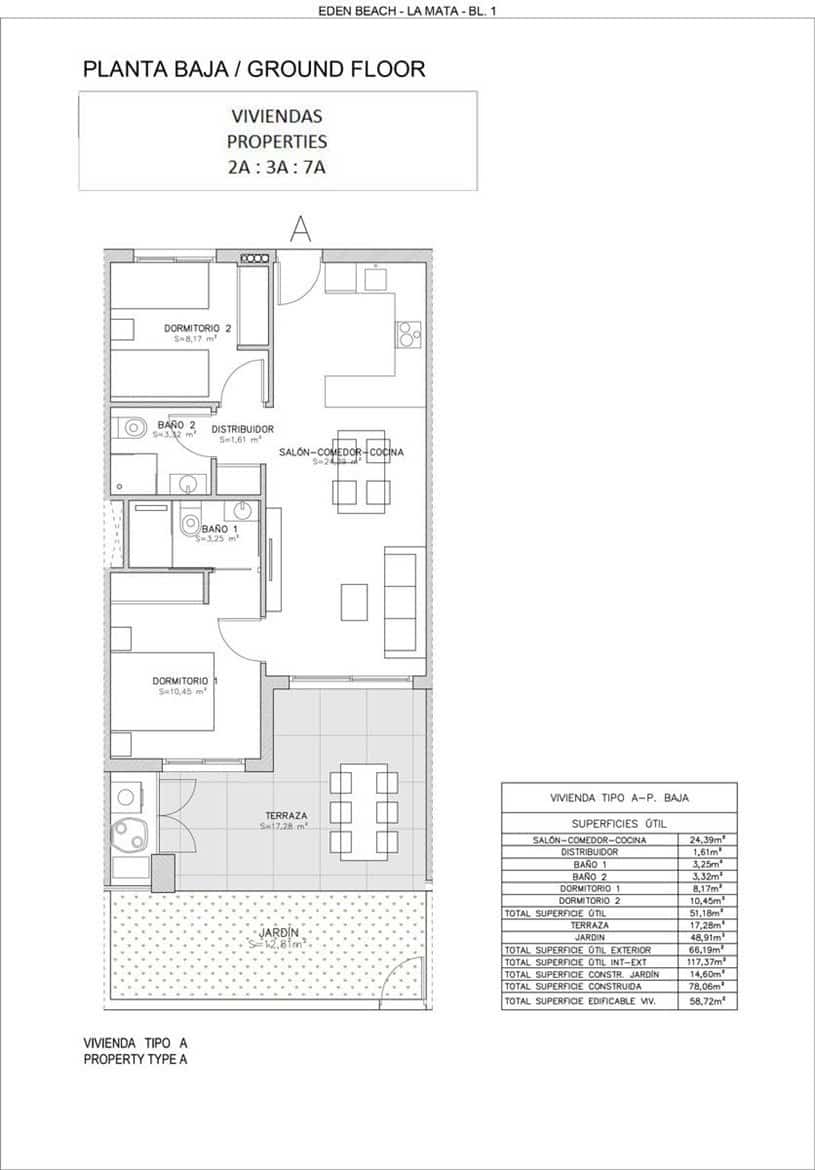 2 soverom Leilighet til salgs i Aguas Nuevas med svømmebasseng garasje - € 260 000 (Ref: 7211689)