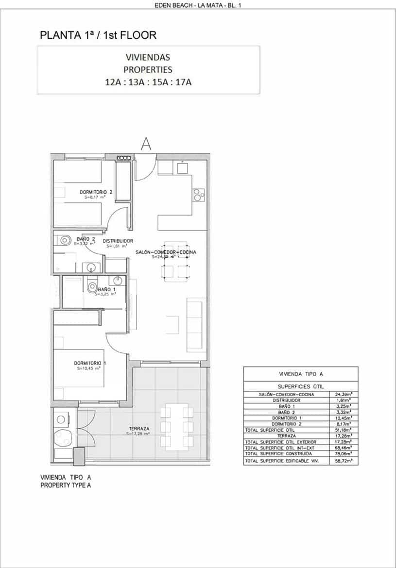 2 soverom Leilighet til salgs i Aguas Nuevas med svømmebasseng garasje - € 260 000 (Ref: 7211689)