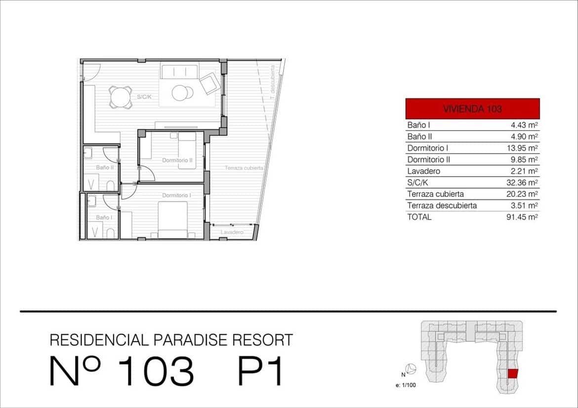 3 bedroom Apartment for sale in San Miguel de Salinas with pool - € 289,900 (Ref: 7343432)