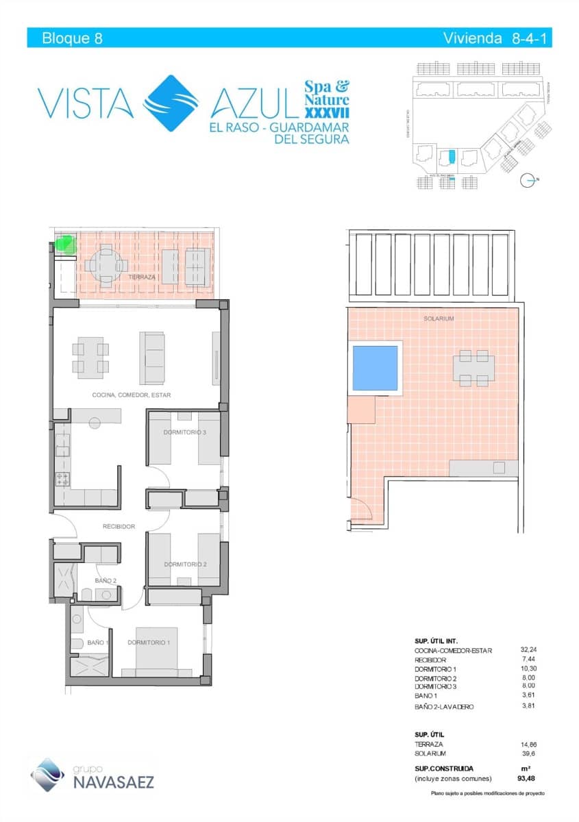 3 soverom Leilighet til salgs i El Raso med svømmebasseng - € 264 900 (Ref: 7382478)