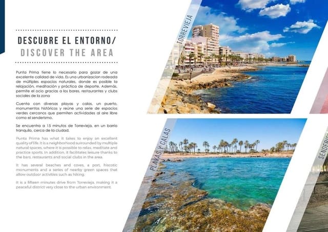 2 bedroom Apartment for sale in Punta Prima, Torrevieja with pool - € 364,000 (Ref: 7452120)
