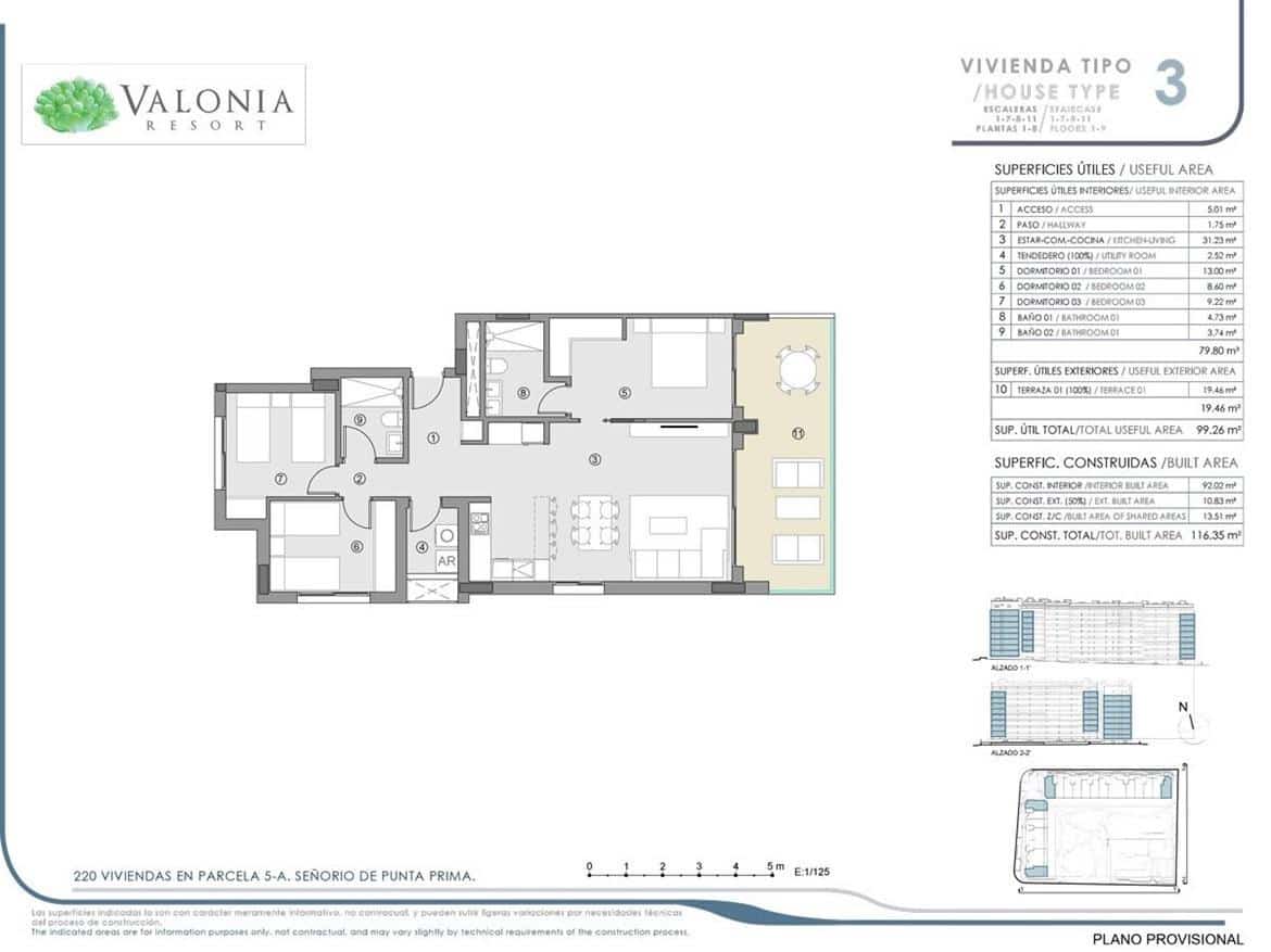 2 bedroom Apartment for sale in Punta Prima with pool - € 364,000 (Ref: 7452120)