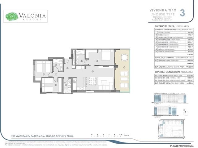 2 bedroom Apartment for sale in Punta Prima, Torrevieja with pool - € 364,000 (Ref: 7452120)