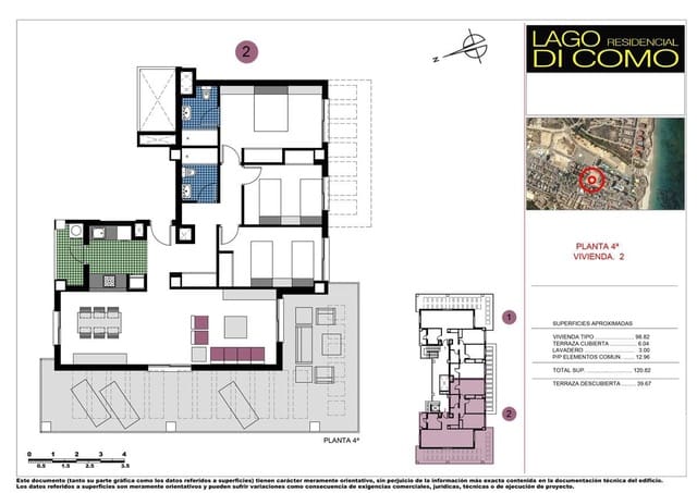 2 sovrum Lägenhet till salu i Mil Palmeras, Pilar de la Horadada med pool - 305 000 € (Ref: 8093811)