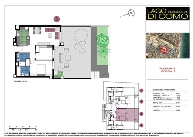 2 sovrum Lägenhet till salu i Mil Palmeras, Pilar de la Horadada med pool - 305 000 € (Ref: 8093811)