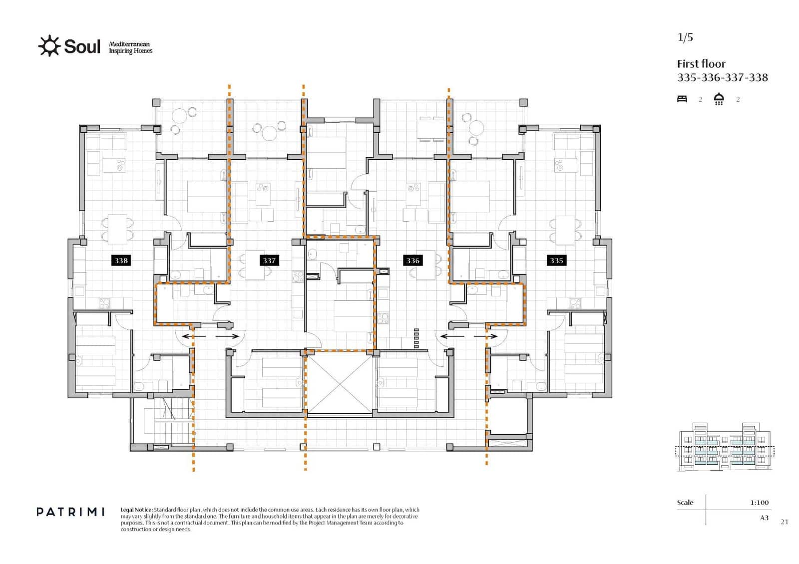 2 bedroom Apartment for sale in Orihuela Costa with pool garage - € 265,000 (Ref: 8093819)
