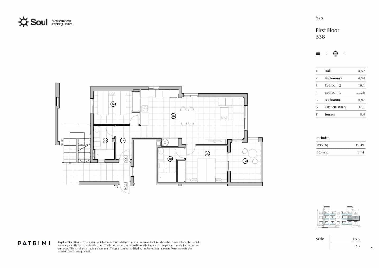 2 bedroom Apartment for sale in Orihuela Costa with pool garage - € 265,000 (Ref: 8093819)