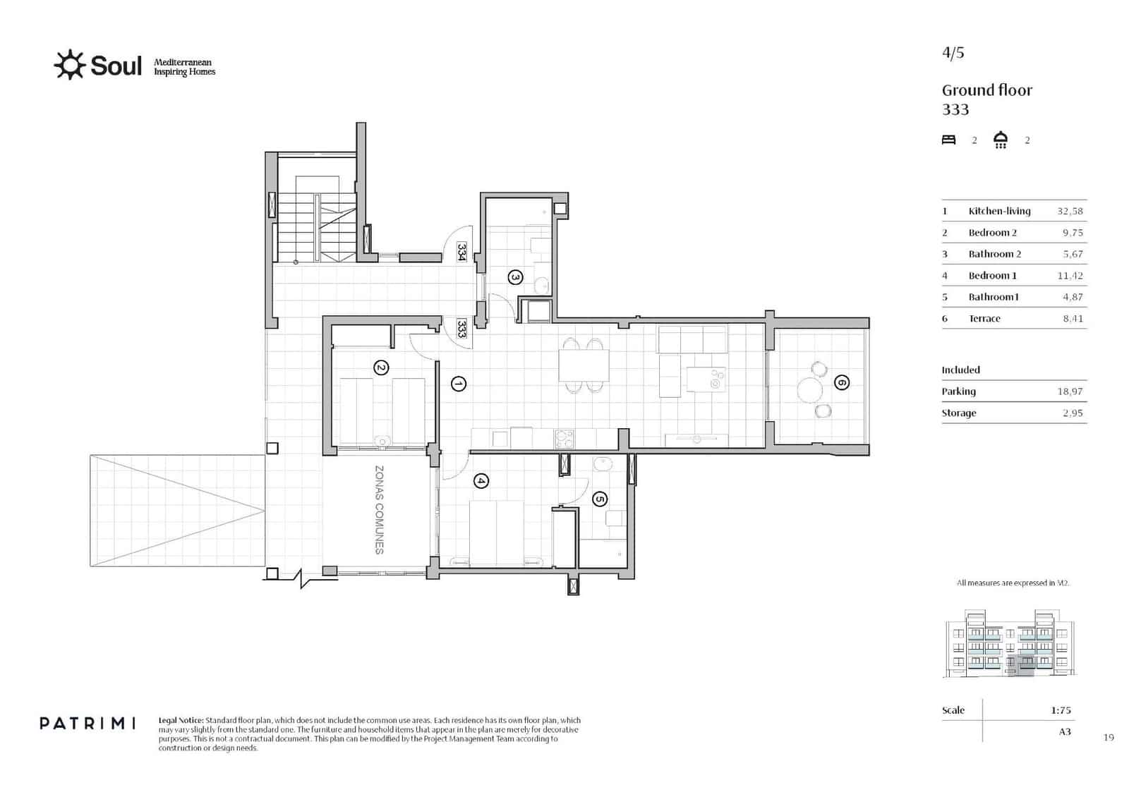 2 bedroom Apartment for sale in Orihuela Costa with pool garage - € 265,000 (Ref: 8093819)