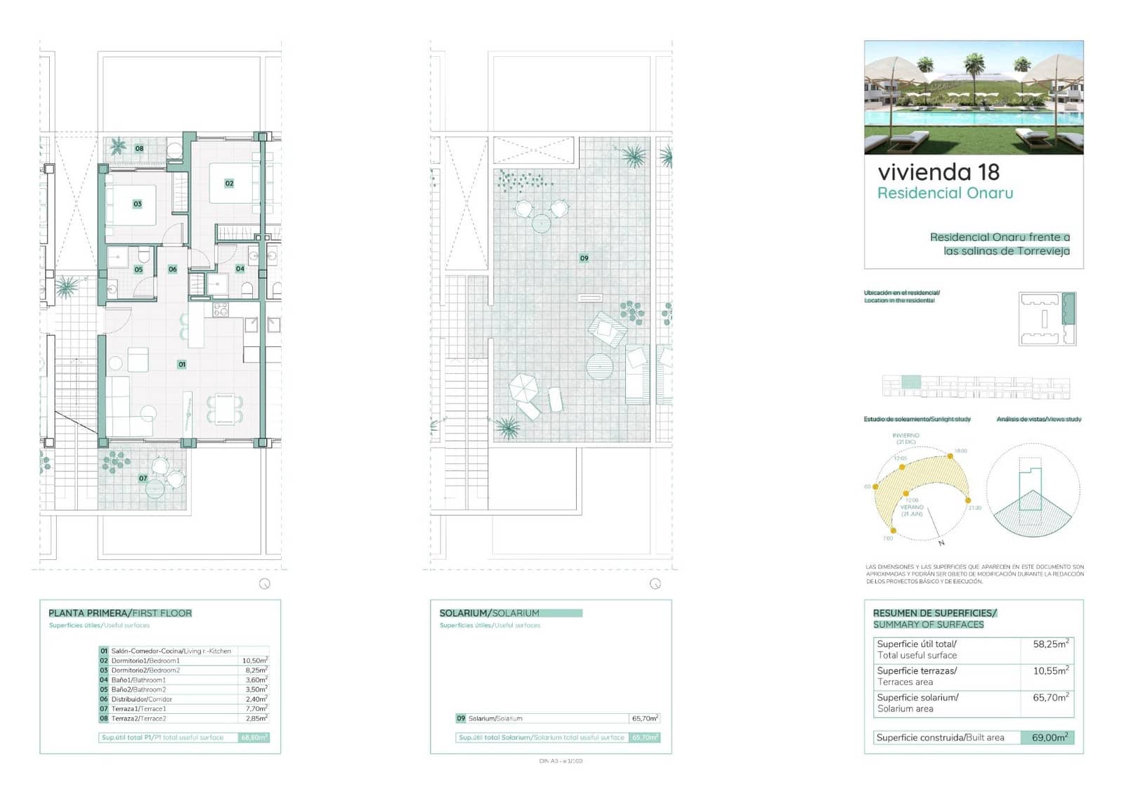 2 bedroom Bungalow for sale in Torrevieja with pool garage - € 289,900 (Ref: 8216252)