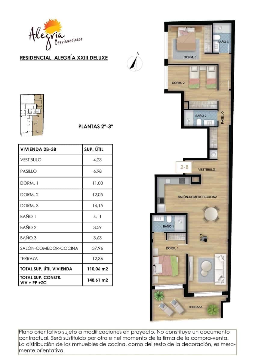 Apartamento de 3 habitaciones en Torrevieja en venta con piscina garaje - 345.000 € (Ref: 8421588)