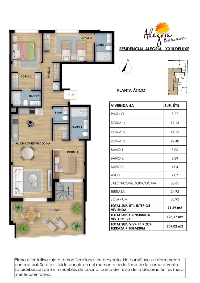 Apartamento de 3 habitaciones en Torrevieja en venta con piscina garaje - 345.000 € (Ref: 8421588)