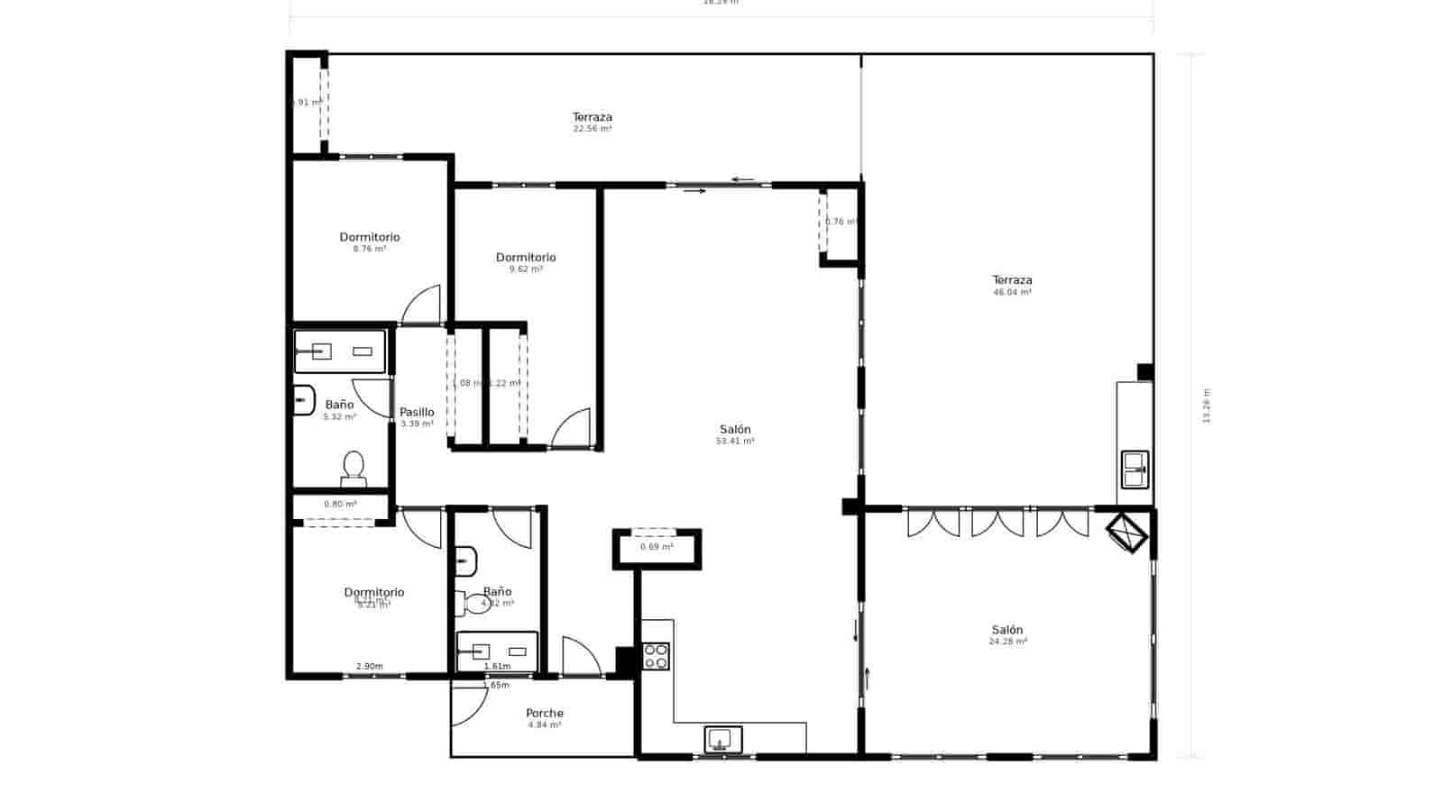 3 soveværelse Lejlighed til salg i Los Dolses med swimmingpool garage - € 395.000 (Ref: 8529824)