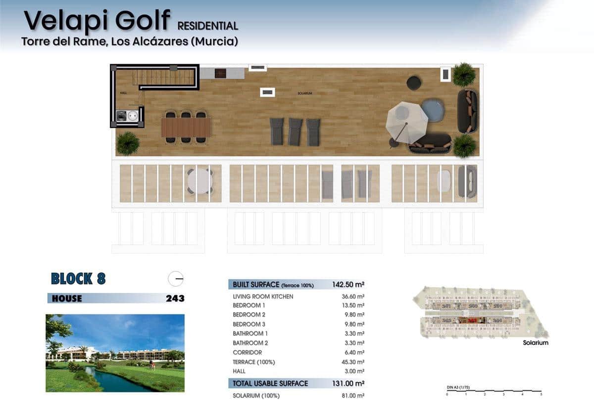 2 Zimmer Apartment zu verkaufen in Los Alcazares mit Pool Garage - 235.000 € (Ref: 8597442)