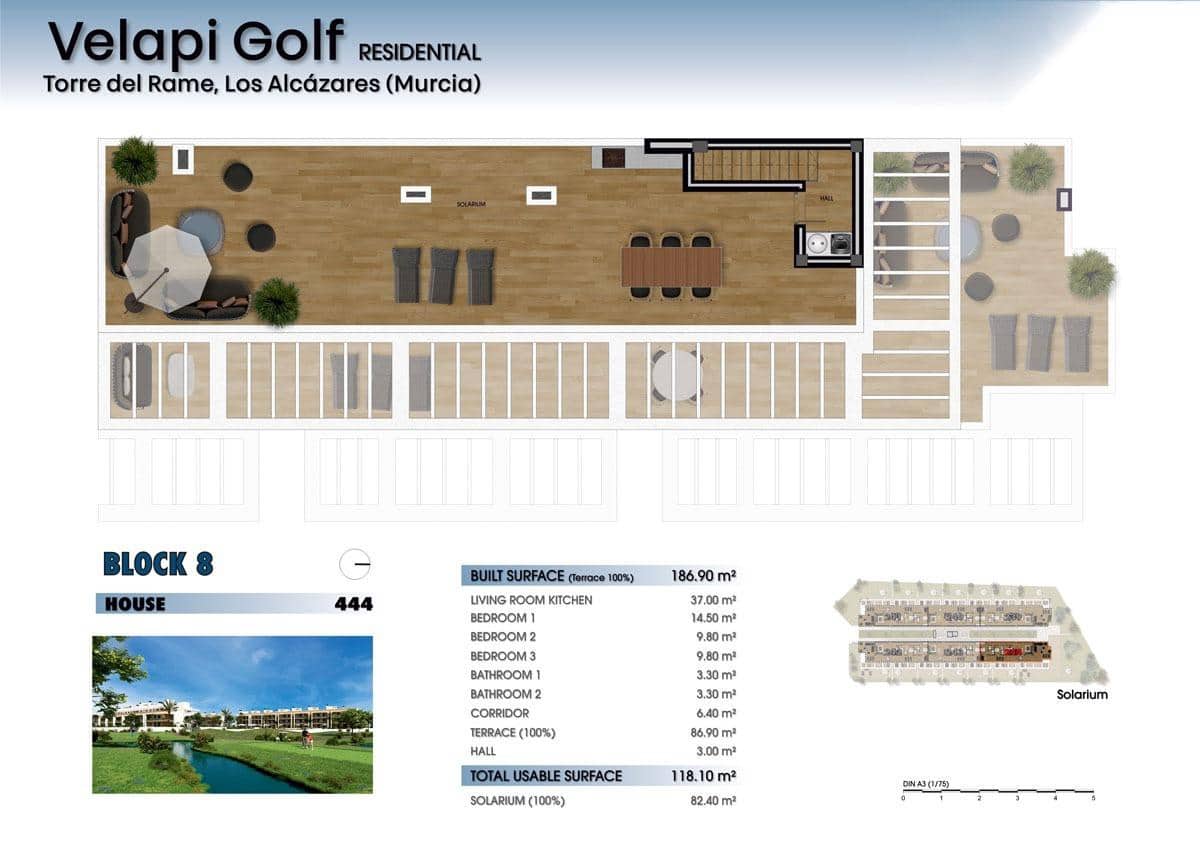 2 Zimmer Apartment zu verkaufen in Los Alcazares mit Pool Garage - 235.000 € (Ref: 8597442)