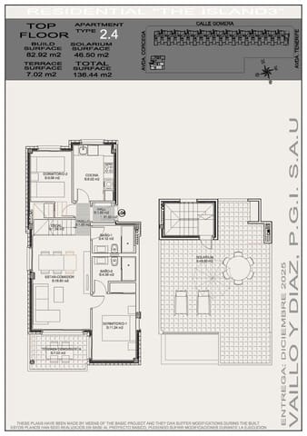 2 bedroom Bungalow for sale in Aguas Nuevas, Torrevieja with pool - € 249,900 (Ref: 8634507)