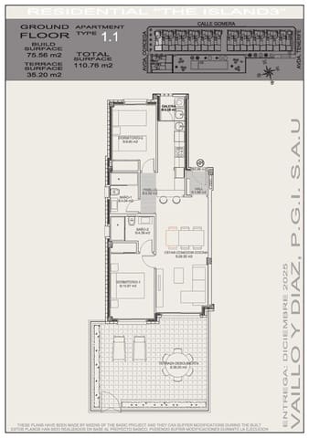 2 bedroom Bungalow for sale in Aguas Nuevas, Torrevieja with pool - € 249,900 (Ref: 8634507)