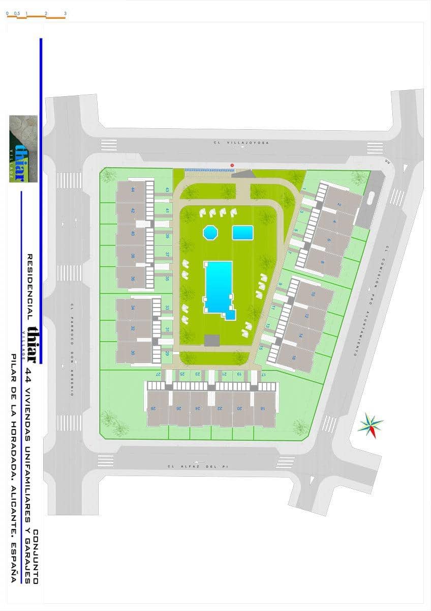 2 sovrum Bungalow till salu i Pilar de la Horadada med pool garage - 310 000 € (Ref: 8755928)