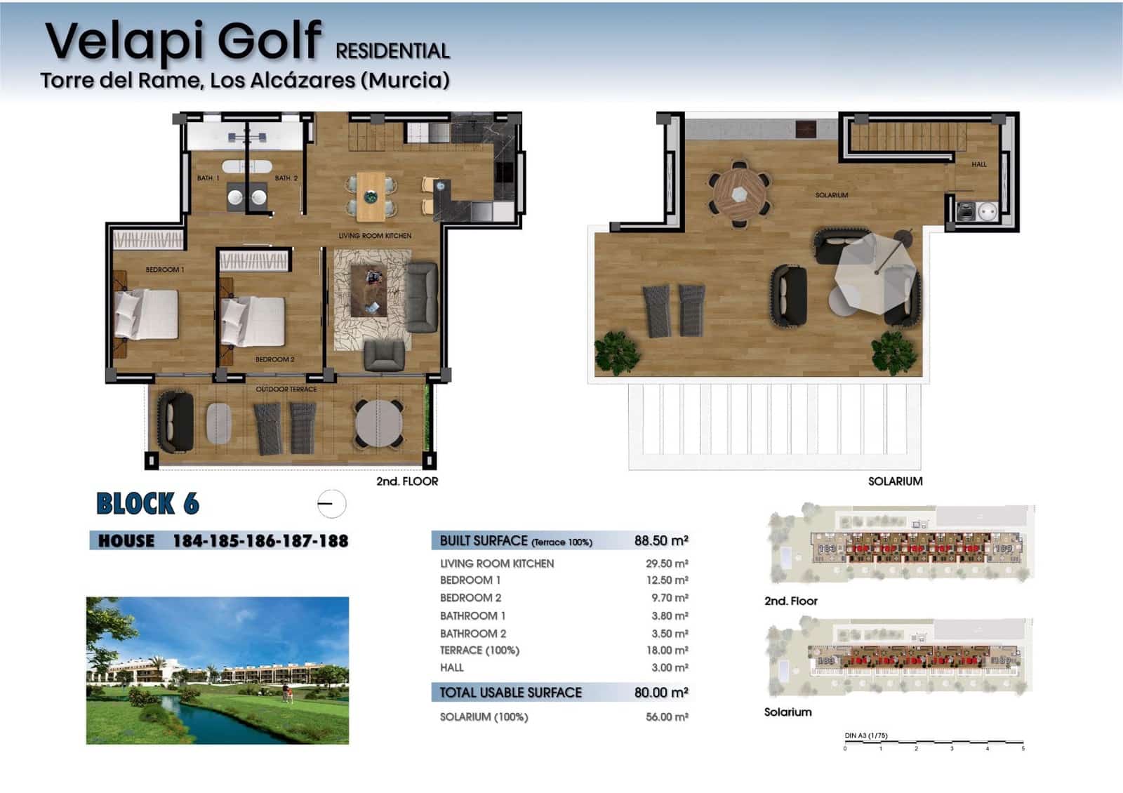 2 bedroom Apartment for sale in Los Alcazares with pool garage - € 260,000 (Ref: 8778627)