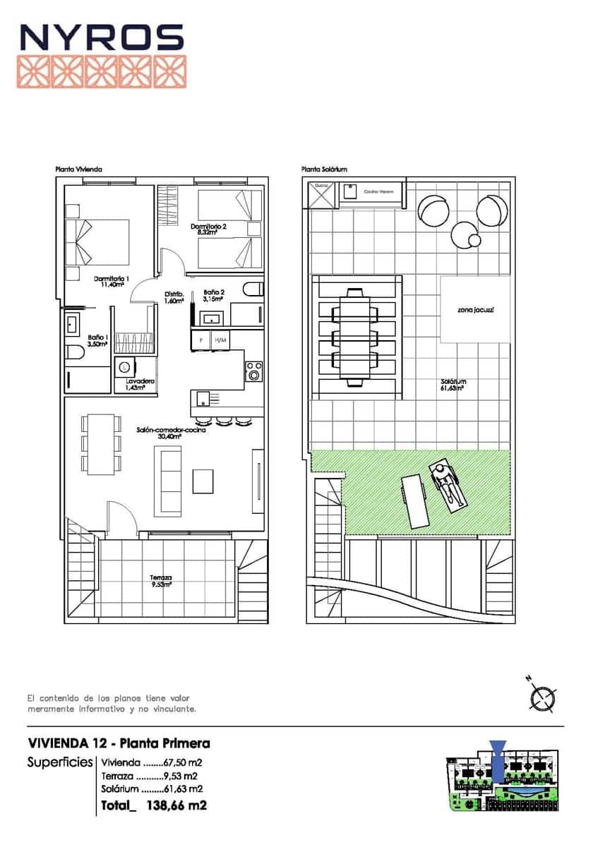 3 bedroom Apartment for sale in Pilar de la Horadada with pool - € 255,000 (Ref: 8836939)