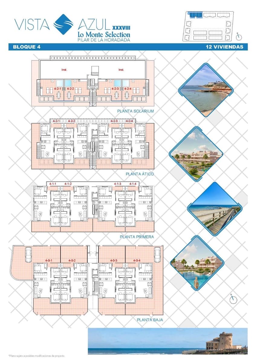 3 bedroom Apartment for sale in Pilar de la Horadada with pool garage - € 259,900 (Ref: 8841077)