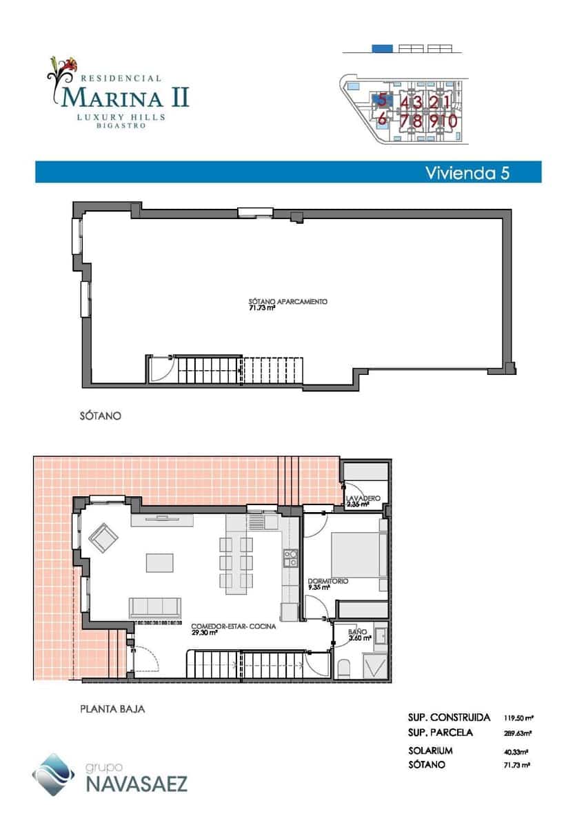 4 soveværelse Semi-Rækkehus til salg i Bigastro med garage - € 269.900 (Ref: 8841079)