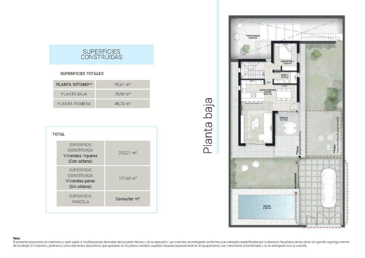 3 soverom Villa til salgs i Finestrat med svømmebasseng - € 549 000 (Ref: 8894791)