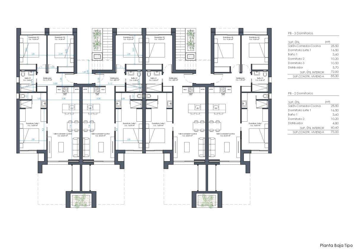 2 sovrum Lägenhet till salu i Ciudad Quesada med pool garage - 276 000 € (Ref: 8896992)