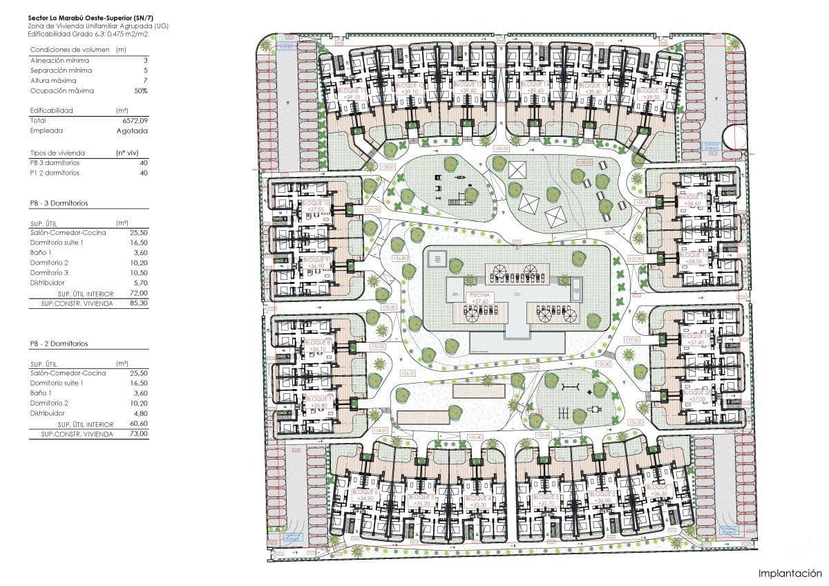 2 sovrum Lägenhet till salu i Ciudad Quesada med pool garage - 276 000 € (Ref: 8896992)