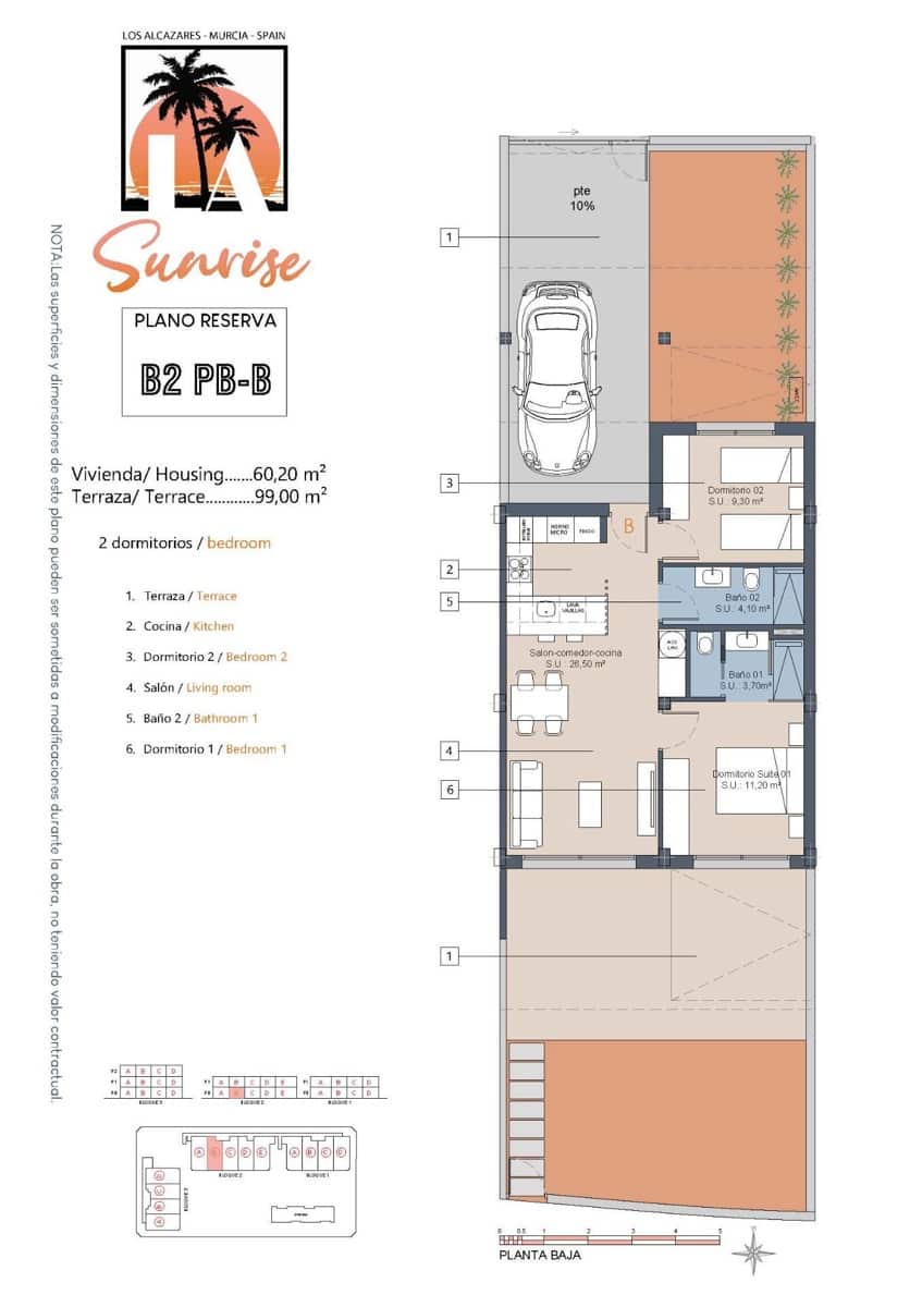 2 soverom Bungalow til salgs i Los Alcazares - € 299 000 (Ref: 9159594)