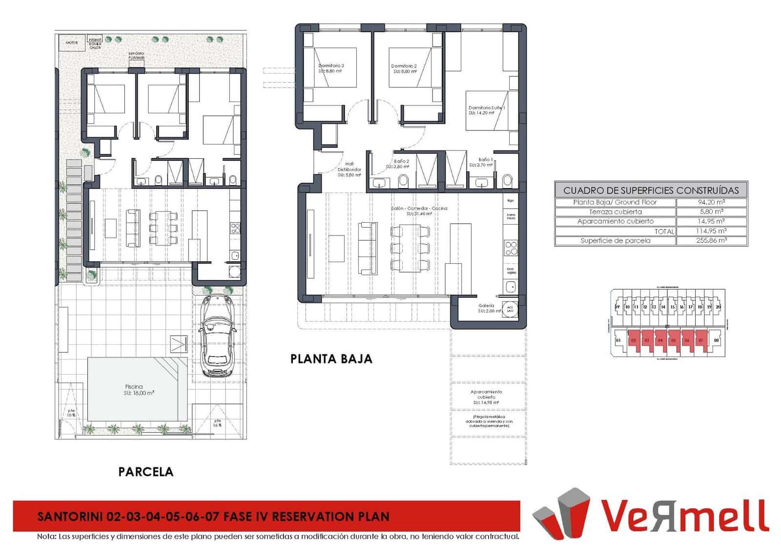 3 sovrum Villa till salu i Los Alcazares med pool - 399 900 € (Ref: 9162385)