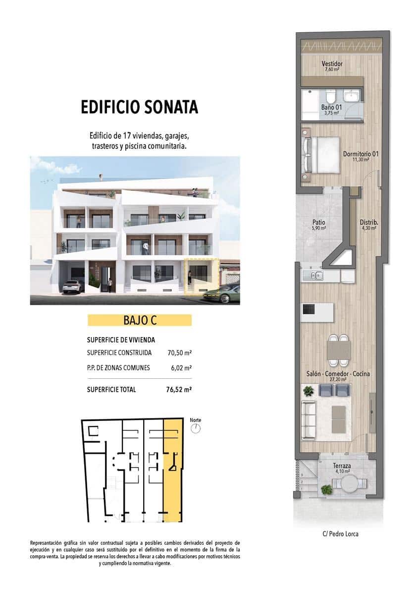 2 soverom Leilighet til salgs i Torrevieja med garasje - € 283 000 (Ref: 9202535)