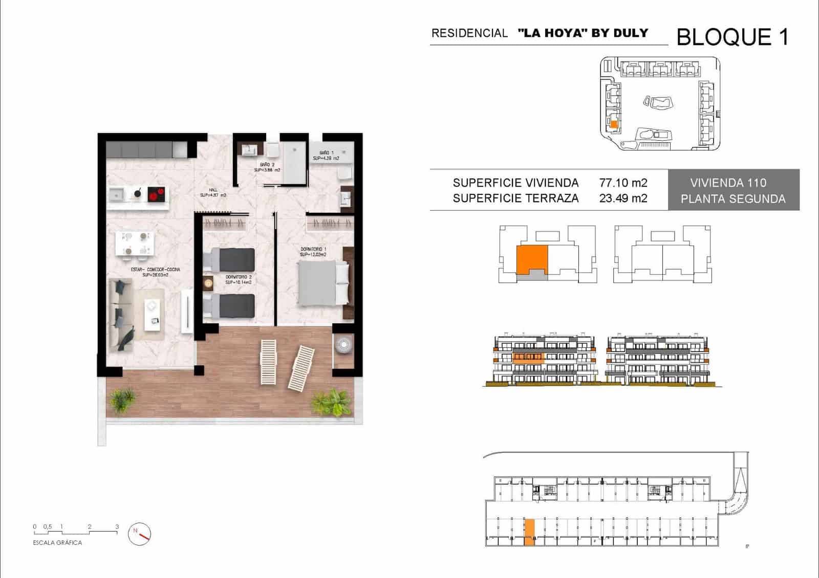 2 sovrum Lägenhet till salu i Torrevieja med pool garage - 274 000 € (Ref: 9257402)