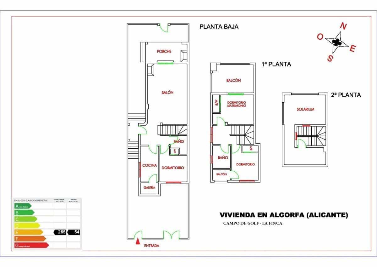 3 soverom Leilighet til salgs i Algorfa - € 220 000 (Ref: 9326574)