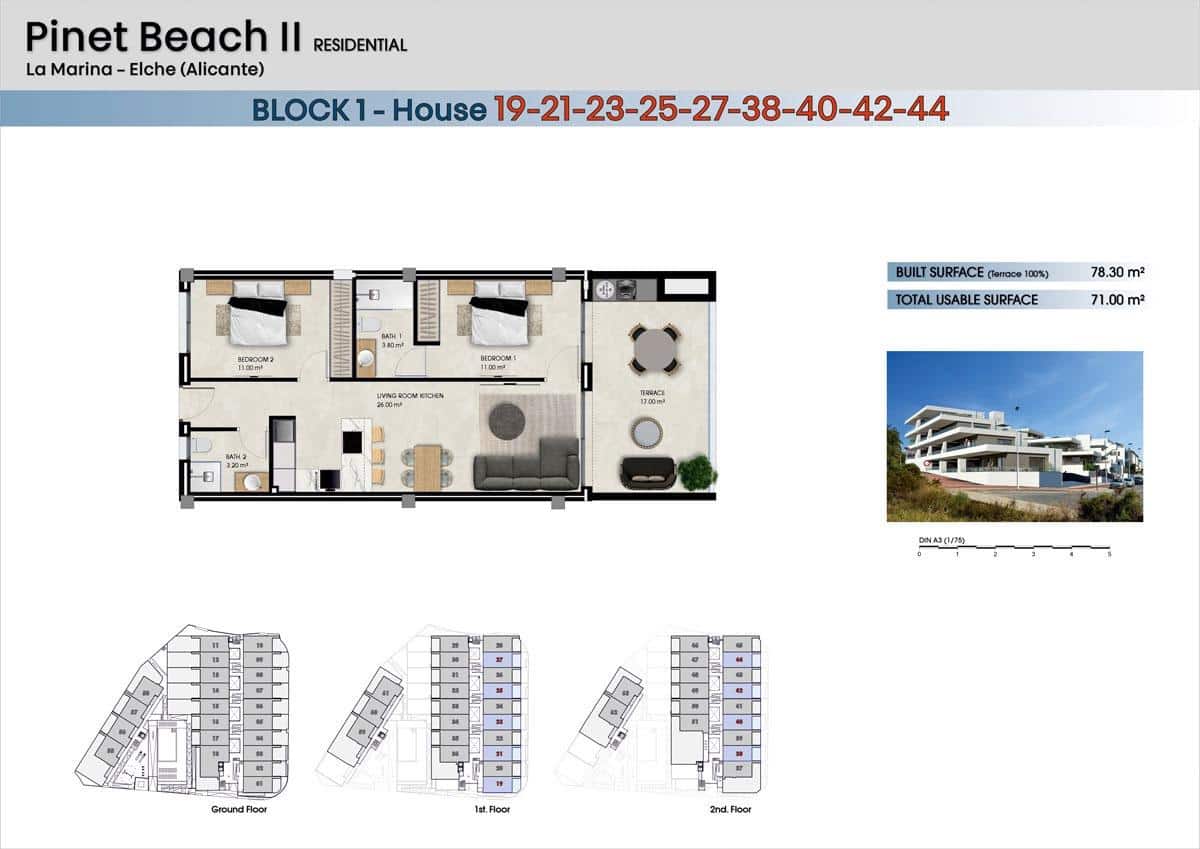 2 camera da letto Appartamento in vendita in El Pinet con piscina - 246.000 € (Rif: 9427338)