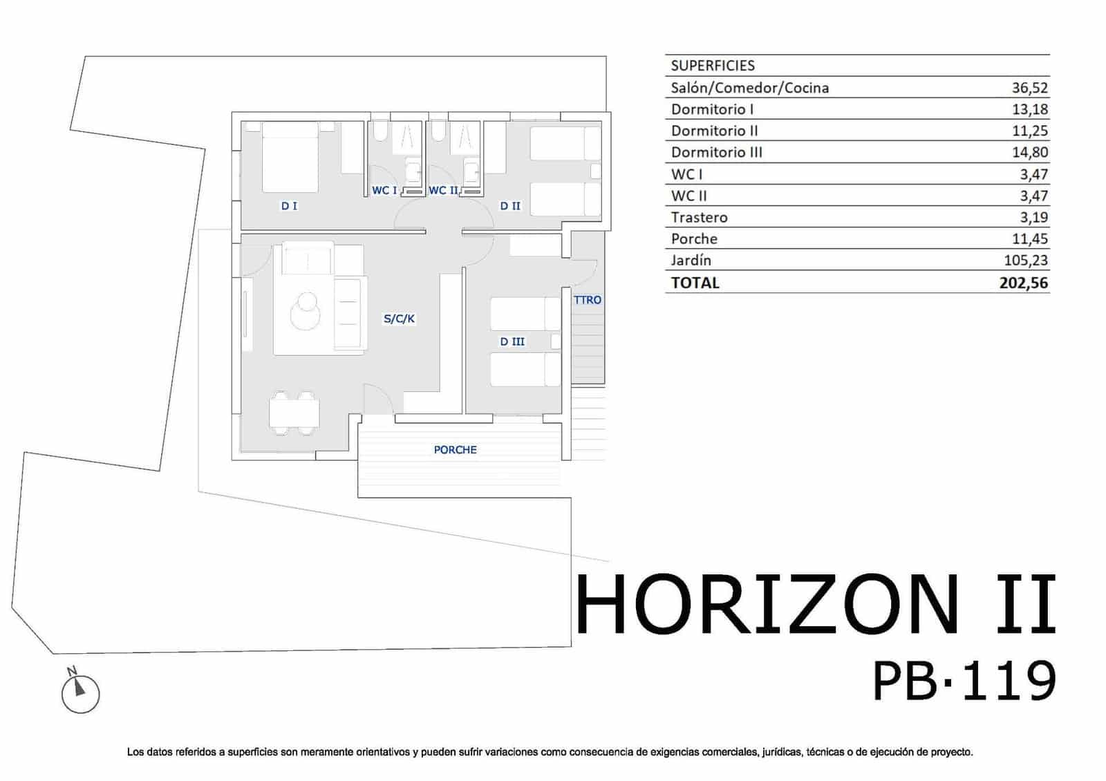 2 bedroom Bungalow for sale in San Miguel de Salinas with pool - € 209,900 (Ref: 9732366)