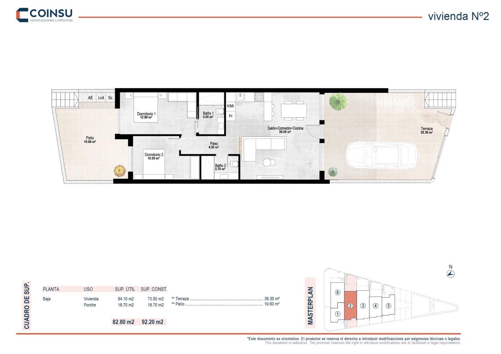 2 makuuhuone Huoneisto myytävänä paikassa San Pedro del Pinatar mukana uima-altaan - 239 900 € (Ref: 9806574)