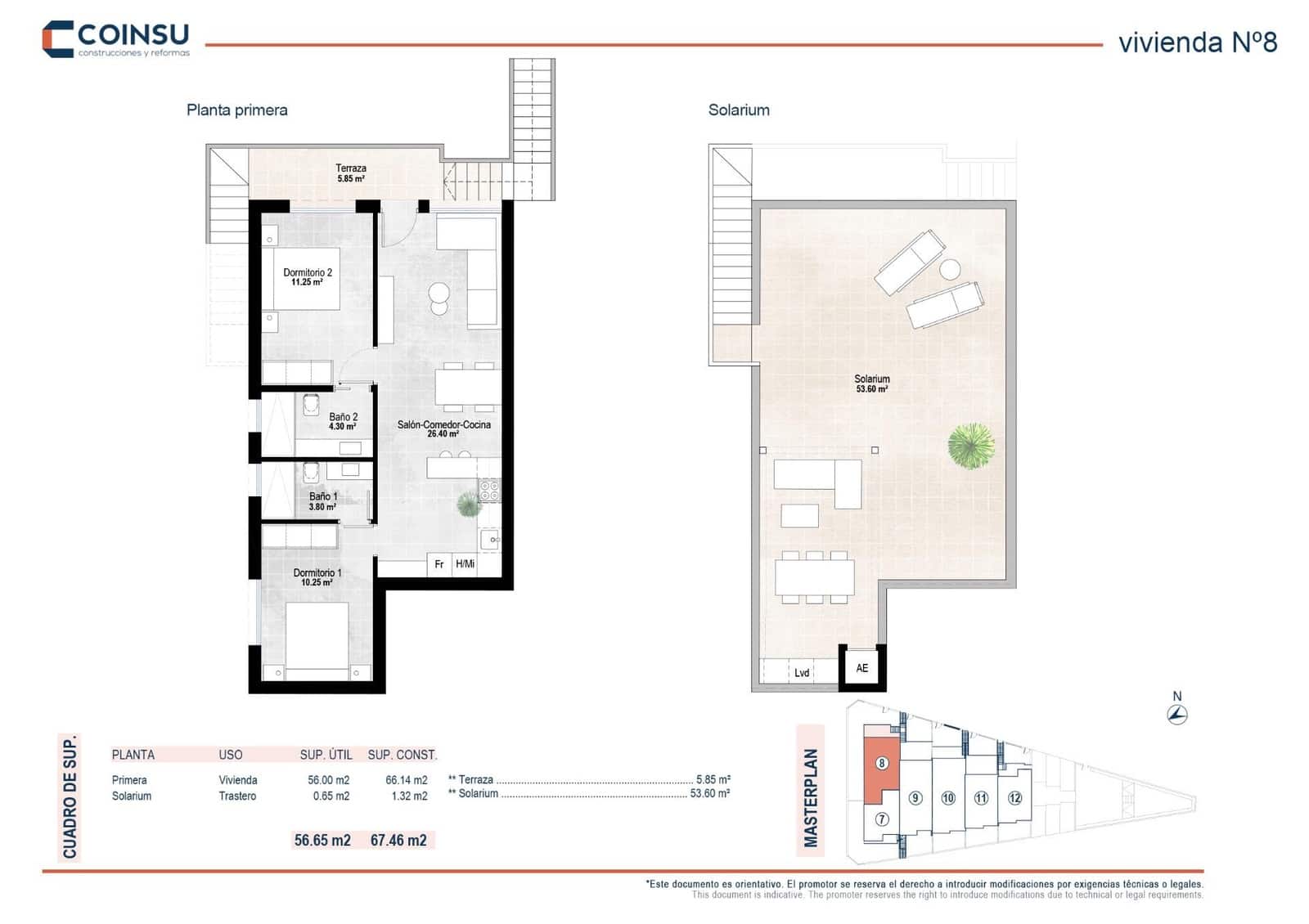 2 makuuhuone Huoneisto myytävänä paikassa San Pedro del Pinatar mukana uima-altaan - 239 900 € (Ref: 9806574)